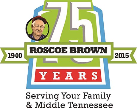 Roscoe Brown - 75 Years Logo